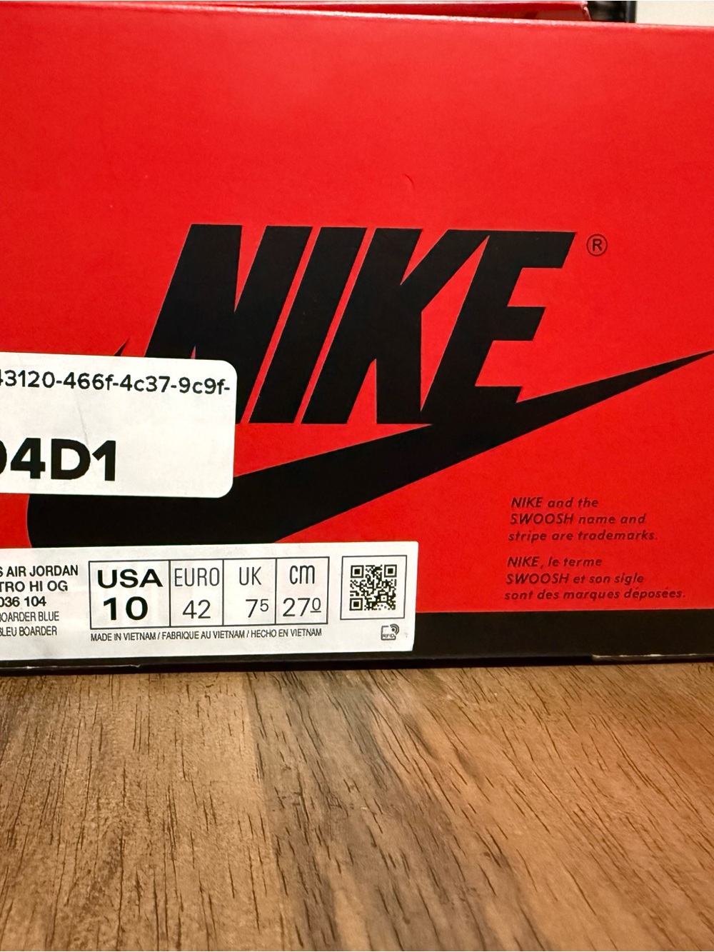 Nike Air Jordan 1 Retro High OG Denim - Picture 10 of 10